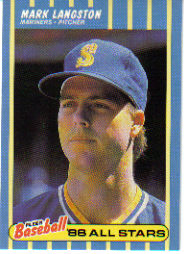 1988 Fleer Baseball All-Stars Baseball Cards   020      Mark Langston